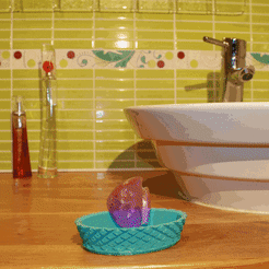 giphy.gif STL file 7 [set of seven matching bathroom accessories]・3D print design to download, MyVx35