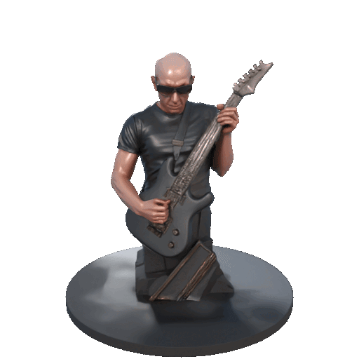 joe satriani BUST - 3D model önizlemesi