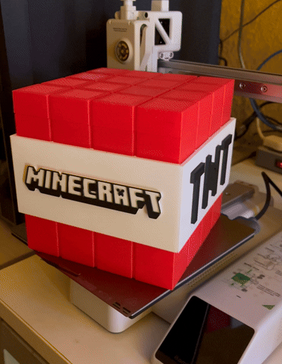 TNT MINECRAFT MOVIE BOX - 3D model önizlemesi