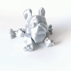 perrito.gif STL file LITTLE DOG FLEXI・3D print model to download