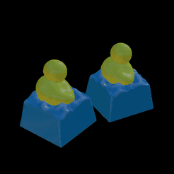 duck_stl-1.gif STL-Datei Schlüsselkappe DUCK・Modell zum Herunterladen und 3D-Drucken