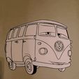 20231228_224014.gif Line art VW bus, wall art vw bus, 2d art vw bus, Id buzz, vw id buzz, VW decoration, wall vw, VW T1