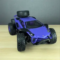 image-07-12-22-01-44-4-1-_1.gif 3D file RC Car Lamborghini Aventador off-road edition・Design to download and 3D print