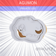 Agumon~PRIVATE_USE_CULTS3D@OTACUTZ.gif Agumon Cookie Cutter / Digimon