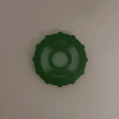 20220111_225438.gif Download free STL file Green Lantern Glow in the Dark Maker Coin Key Ring • Template to 3D print, TheNickOfTime