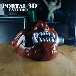 ORTAL 3D lee STL file Oni mask/ Mascara Oni・Model to download and 3D print, Portal_3D_Estudio