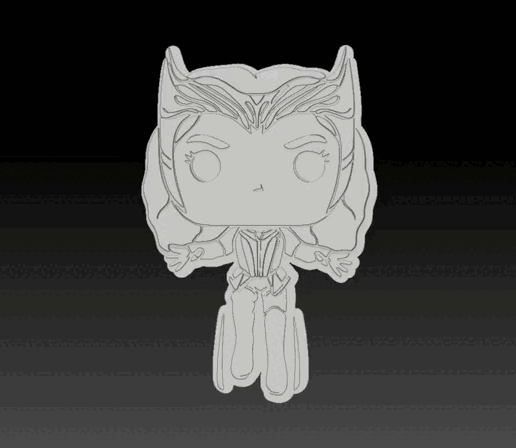 Gif-wandavision.gif WandaVision KeyChain. (First of the collection)