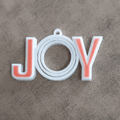 Joy-Gif.gif Archivo STL Adorno navideño de alegría・Objeto imprimible en 3D para descargar, Khanna3D