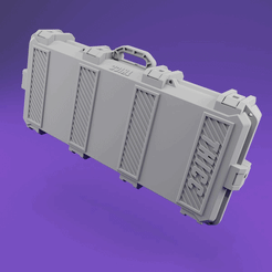 ezgif-4-52ac86b97c.gif STL file Weapon Case - 1/24 - Scale Model Accessories・Model to download and 3D print