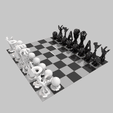 chess.gif 3D file Design chess set - The perfect gift for a good friend・3D printable model to download, Rayjunx