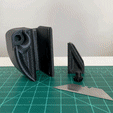 CatBoardStripperAssembly.gif STL-Datei Cat Scratcher Board Stripper・Design für 3D-Drucker zum herunterladen