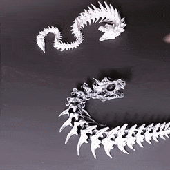 lv_0_20220225231114-1.gif Файл STL Шарнирный скелет змеи・Дизайн 3D принтера для загрузки, MarckR