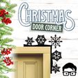027a.gif 🎅 Christmas door corner (santa, decoration, decorative, home, wall decoration, winter) - by AM-MEDIA