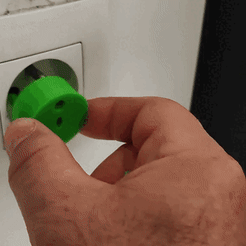 VID_20230519_141116-1.gif Archivo STL tapa de enchufe, protección・Diseño para descargar y imprimir en 3D