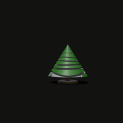 DDFA1083-CB6C-4A97-A19D-415066CFE0F1.gif STL file Christmas tree deco spiral top・3D printer model to download, LTSPrintThing