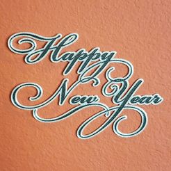 Happy-New-Year-Sign-Slideshow-Simple.gif STL file Happy New Year Hanging Sign・3D print design to download, abbymath