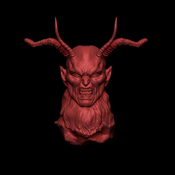 este.gif OBJ file Krampus Demon・3D printable model to download, chazz1981