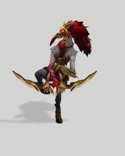 Chosen of the Wolf Kindred League of Legends 3D print model 3D model