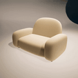 GIF-7.gif Miniature single sofa (1:12, 1:16, 1:1)