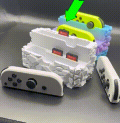 48FDC97C-8509-44B9-BFD4-D8DC0C975956.gif STL file Nintendo Switch Joy Con Stand - Rock Version・3D print object to download