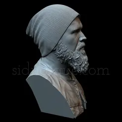Opie.gif 3D file Ryan Hurst as 'Opie' from Sons Of Anarchy・Design to download and 3D print