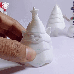 VID20221130142816_1.gif OBJ file Christmas Tree with Hidden Hands・3D print design to download, akash-3d