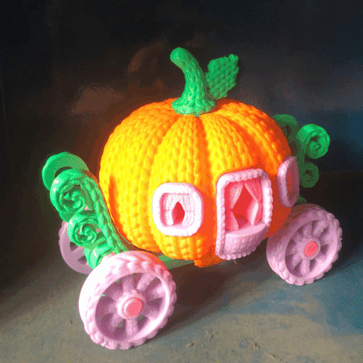 Pumpkin Cart - 3D model önizlemesi