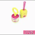 bugger-toy.gif Baby Rattle Toy Print in Place | with included beads inside