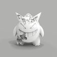 ezgif.com-gif-maker-2.gif GENGAR KEYCHAIN DANIEL ARSHAM STYLE SCULPTURE - WITH CRYSTALS AND MINERALS
