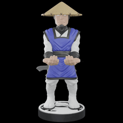 0001-0160-7.gif STL file Raiden Mortal Kombat joystick holder・3D printable model to download