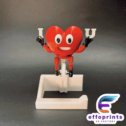 Heart Riding on Toilet Paper Valentine`s Gadget