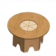 Iris-table-tbri61540776S.gif Wood Rotating Dining Table Design V1-TBRI61450776