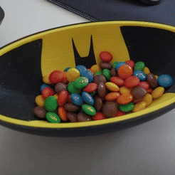 gif.gif OBJ file Batman Bowl・3D printer model to download