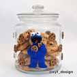 GIF.gif Cookie Monster Cookie Jar