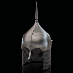 Turn-Table.gif STL file Juba Gladiator Helmet・3D print design to download