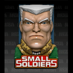 | S, aay ee hye) Mey 5h) STL file Small Soldiers 1988 Chip Hazard・3D printing design to download, GioteyaDesigns