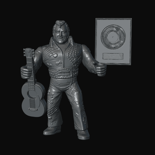 WWF-WWE Costum Honky Tonk Man 3D model