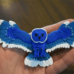 done.gif STL file Great Grey Owl・3D print design to download