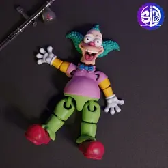 gif-krosty.gif STL file KRUSTY THE SIMPSON FLEXIBLE BAR DOLL - IN - PLA・3D printable model to download