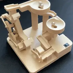 0F4A9853-7531-4ED6-BC12-89FEF9C15276.gif STL file 3D Printed Marble Run・3D printable model to download