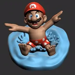 Sem-Título-1.gif STL file Mario Bros - Mario Boxers・3D printable model to download