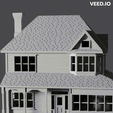 Untitled-Project.gif STL file N-Scale House 'Syracuse I' 1:160 Scale STL Files・3D printer design to download