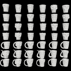 tazaaaaa.gif STL file HALLOWEEN-HOLIDAY MUGS・Template to download and 3D print, HOO-D