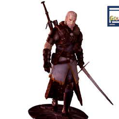 ppt5BB9.pptm-Automatisch-wiederhergestellt5.gif STL-Datei Dark Horse The Witcher 3: Wild Hunt - Geralt herunterladen • 3D-druckbare Vorlage, Gouza-Tech