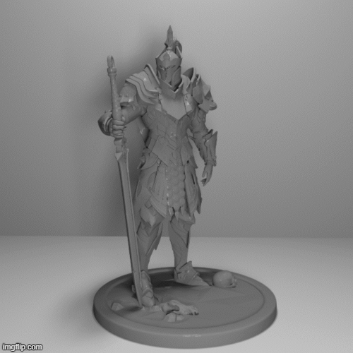 🗿 Knight Miniature 3D Print Model・Free 3D File for ・Cults