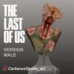 ZBrush-Movie2.gif STL file THE LAST OF US - CLICKER/BUST-MALE・Design to download and 3D print