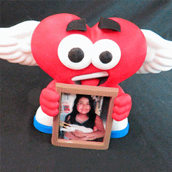 GIF2-CORAZON.gif STL file HEART RING BOX, CANDY BOX AND FRAME・3D printable design to download