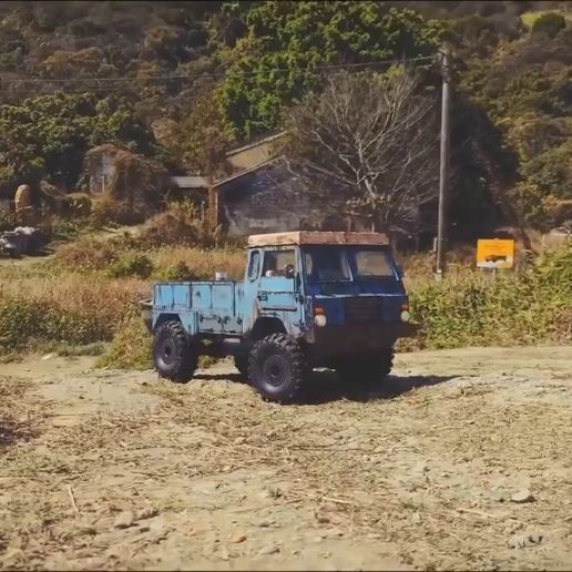 ahead-RC-V306-SCX6-short.mp4 Crawler V306 Cab SCX6 - 1/6 RC body