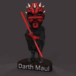 Webp.net-gifmaker-10.gif STL file Darth Maul Chibi・Design to download and 3D print, gilafonso