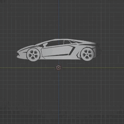 2021-12-13-14-28-12-online-video-cutter.com.gif STL file Lamborghini Flip (Logo+Silhouette)・3D printing design to download, RandomThings